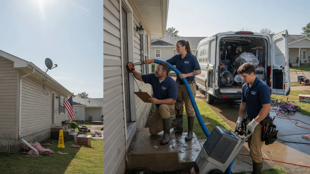 Ceiling Water Damage Restoration in Toulon, IL near me